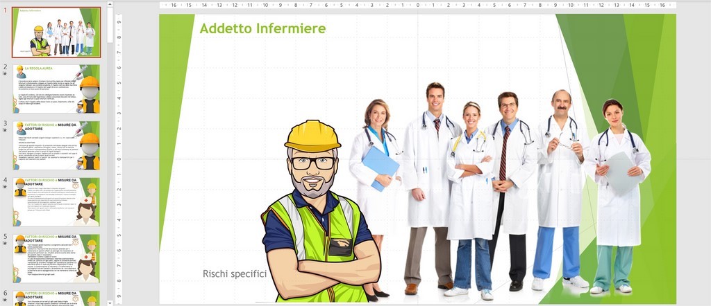 Slide Powerpoint Rischi specifici addetto Infermiere