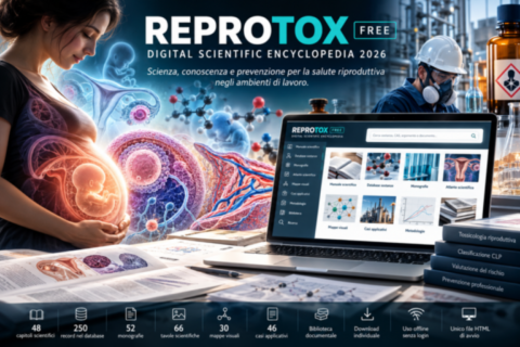 🔬 Tossicologia riproduttiva, classificazione CLP, database delle sostanze, atlante scientifico, metodologie di valutazione e documentazione professionale