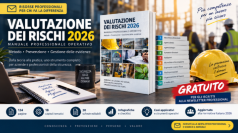 È disponibile il nuovo “Valutazione dei Rischi – Manuale Professionale Operativo 2026”, una guida completa pensata per trasformare la valutazione dei rischi da semplice adempimento documentale a processo strutturato di prevenzione, gestione e miglioramento continuo.

Il manuale, nell’edizione italiana del 30 settembre 2026, sviluppa un percorso articolato in 8 fasi operative, approfondisce 18 grandi aree tematiche di rischio e comprende 20 schede editabili, oltre a infografiche, casi applicativi e strumenti di controllo utilizzabili come supporto al lavoro quotidiano di aziende e professionisti.

Un metodo completo: dalla preparazione al riesame

Uno degli elementi caratterizzanti del manuale è l'impostazione metodologica.

La valutazione viene organizzata secondo un ciclo strutturato composto da otto passaggi:

preparare la valutazione;
individuare pericoli e scenari di rischio;
valutare i rischi e stabilire le priorità;
definire le misure di prevenzione e protezione;
attuare concretamente le misure individuate;
verificarne l'efficacia;
documentare risultati, decisioni ed evidenze;
riesaminare e aggiornare la valutazione nel tempo.

L'obiettivo è superare una visione statica del DVR e favorire invece un sistema in cui ogni rischio sia collegato a dati, persone esposte, misure, responsabilità, tempi di attuazione e prove di efficacia.

Non solo “elenco dei rischi”: attenzione al lavoro realmente svolto

Il manuale pone particolare attenzione alla necessità di analizzare il lavoro reale, andando oltre la semplice denominazione della mansione.

La valutazione considera quindi non soltanto le attività ordinarie, ma anche:

manutenzioni;
pulizie;
avviamenti e arresti;
anomalie ragionevolmente prevedibili;
emergenze;
attività non frequenti;
lavoro presso terzi;
attività in trasferta;
modifiche organizzative e impiantistiche;
interazioni tra imprese e lavoratori differenti.

Particolare attenzione è inoltre dedicata ai gruppi che possono richiedere specifiche misure di tutela e alla necessità di valutare l'effettiva organizzazione aziendale, non soltanto quella rappresentata formalmente negli organigrammi.

Tutti i principali fattori di rischio in un unico manuale

Una parte consistente dell'opera è dedicata all'analisi delle principali famiglie di rischio presenti negli ambienti di lavoro.

Tra gli argomenti trattati figurano:

macchine, cadute e viabilità; rischi elettrici ed elettricità statica; agenti chimici, cancerogeni e amianto; incendio e atmosfere esplosive; agenti biologici e rischio da taglienti; superfici e fluidi caldi o freddi; rumore; vibrazioni mano-braccio e corpo intero; radiazioni ottiche; campi elettromagnetici; radiazioni ionizzanti e radon; pressioni anomale e lavori iperbarici; microclima; illuminazione; videoterminali; interfacce uomo-macchina; asfissia, ambienti confinati e annegamento; ergonomia e carico fisico; rischi psicosociali, stress, violenza e aggressioni; orario di lavoro, turni, lavoro notturno e recupero.

L'approccio adottato evita di considerare questi fattori come compartimenti isolati. Vengono infatti evidenziate anche le possibili interazioni tra rischi, ad esempio tra rumore e percezione degli allarmi, caldo e DPI, vibrazioni e movimentazione manuale, pressione temporale e rischio biologico o condizioni microclimatiche e prestazioni cognitive.

Dalla teoria alla pratica: casi applicativi e strumenti di lavoro

Il manuale non è stato concepito esclusivamente come testo di approfondimento.

Una sezione specifica è dedicata agli strumenti operativi, con casi applicativi, modulistica e checklist utilizzabili per organizzare il processo di valutazione.

Le schede possono essere duplicate, adattate e integrate con i dati della propria organizzazione.

Sono previste, tra le altre, registrazioni relative a:

unità di valutazione;
scenari di rischio;
persone esposte;
dati disponibili e mancanti;
sopralluoghi;
misure da realizzare;
responsabili dell'attuazione;
scadenze;
verifiche di efficacia;
indicatori;
riesami e aggiornamenti.

La documentazione viene quindi utilizzata non soltanto per dimostrare ciò che è stato fatto, ma come vero e proprio strumento di governo della prevenzione.

Un manuale pensato anche per RSPP e professionisti della sicurezza

Il documento può costituire uno strumento di consultazione particolarmente utile per:

datori di lavoro, dirigenti, preposti, RSPP e ASPP, consulenti in materia di salute e sicurezza, coordinatori, medici competenti, RLS/RLST, responsabili di processo, manutentori e figure aziendali coinvolte nella gestione della prevenzione.

La struttura consente infatti sia una lettura completa sia la consultazione mirata del singolo fattore di rischio o della singola fase del processo valutativo.

Particolare attenzione alla qualità delle evidenze

Un altro elemento centrale è la gestione delle informazioni utilizzate per assumere le decisioni.

Il manuale invita a verificare, ad esempio, rappresentatività delle misurazioni, aggiornamento delle informazioni, condizioni operative osservate, pertinenza delle schede di sicurezza, manutenzione delle attrezzature, dati derivanti da infortuni e quasi incidenti e concreta applicazione delle procedure aziendali.

Un dato mancante non viene trattato come automaticamente favorevole: l'incertezza deve essere registrata, gestita e, quando necessario, accompagnata da misure cautelative.

La valutazione del rischio come processo dinamico

Uno dei messaggi fondamentali del manuale è che la valutazione non termina con la redazione del DVR.

Occorre verificare nel tempo:

se le misure siano state realmente realizzate, se funzionino, se abbiano ridotto il rischio previsto, se abbiano generato nuovi rischi e se modifiche tecniche, organizzative o normative rendano necessario un nuovo esame.

Il DVR diventa così la rappresentazione documentata di un processo continuo, anziché un documento destinato semplicemente all'archivio.

GRATUITO per gli iscritti alla Newsletter Professional

Il nuovo Manuale Professionale Operativo sulla Valutazione dei Rischi – Edizione 2026 viene messo a disposizione GRATUITAMENTE per gli iscritti attivi alla Newsletter Professional.

Un'ulteriore risorsa professionale riservata agli iscritti, pensata per fornire strumenti aggiornati, operativi e immediatamente utilizzabili nell'attività quotidiana di consulenza e gestione della sicurezza sul lavoro.

Il manuale comprende

124 pagine di contenuti professionali – percorso completo in 8 fasi – 18 capitoli tematici sui rischi – 20 schede editabili – infografiche – checklist – casi applicativi – strumenti di controllo e riesame – impostazione aggiornata al quadro italiano 2026.

Sei già iscritto alla Newsletter Professional?

Accedi all'area riservata e scarica gratuitamente il nuovo manuale.

Non sei ancora iscritto?

La Newsletter Professional non offre soltanto aggiornamenti informativi, ma anche documenti professionali, manuali, procedure, checklist, strumenti operativi e risorse riservate agli iscritti, sviluppati per supportare concretamente il lavoro di chi si occupa ogni giorno di salute e sicurezza sul lavoro.