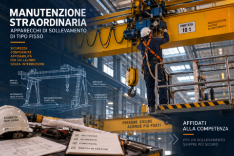 MANUTENZIONE STRAORDINARIA DEGLI APPARECCHI DI SOLLEVAMENTO DI TIPO FISSO MANUTENZIONE STRAORDINARIA DEGLI APPARECCHI DI SOLLEVAMENTO DI TIPO FISSO