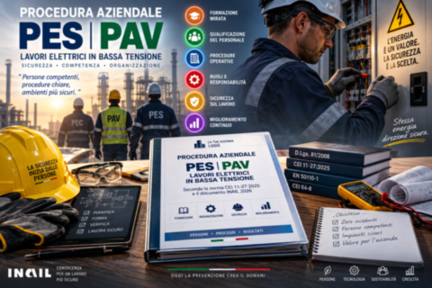 PROCEDURA AZIENDALE PES/PAV 2026 IN LAVORI ELETTRICI IN BASSA TENSIONE PROCEDURA AZIENDALE PES/PAV 2026 IN LAVORI ELETTRICI IN BASSA TENSIONE